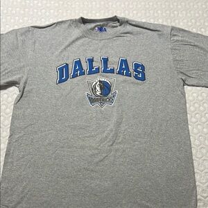 NBA Gray Long Sleeve Dallas Mavericks Tee